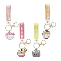 Schlüsselanhänger mit lustigem Sushi-Spruch - 1 Stück