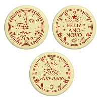 Weiße Schokoladenschilder mit 