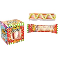Hot-Dog-förmige Marshmallows 18 g - 20 Stück