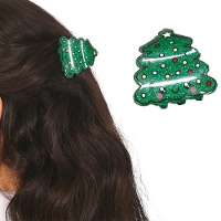 Weihnachtsbaum Haarspange, 4,5 cm - 1 Stück