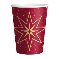 Becher 270 ml von Estrella Frohe Weihnachten - 6 Stück