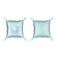 Dekoratives Paneelballonset in Blau 35 x 35 cm - 4 Stück