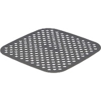 Silikon-Grillmatte, 21 cm quadratisch, für Heißluftfritteuse