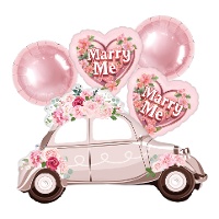 Brautauto-Luftballonbouquet 