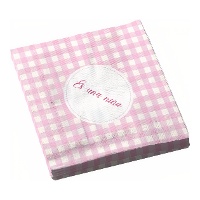 Servilletas de Es un niña de 16,5 x 16,5 cm - 12 unidades