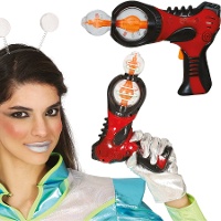 Rote Weltraumpistole, 25 cm