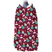 Weihnachtliche, lustige Sweatshirt-Decke