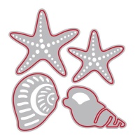 Sommer- und Strandstanzen Zag - Misskuty - 4 Stück