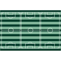 Fußballfeld-Tischdecke 1,20 x 1,80 m