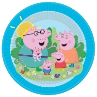 Peppa Pig Einwegteller 'Liebe', 23 cm - 8 Stück