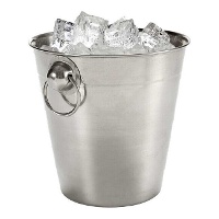 Eiseimer aus Edelstahl, 14,3 x 13,5 cm