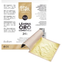 Essbares Blattgold 24 Karat - Azucren - 1 Blatt