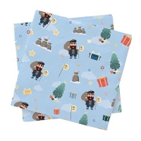 Olentzero Servietten 16,5 x 16,5 cm - 20 Stück
