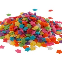 Bunte Stern-Streusel 100 gr - Dekora
