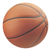 Essbare Basketball-Oblate, 20 cm