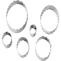 Doppelseitige ovale Ausstechformen - Wilton - 6 Stück
