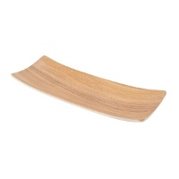 Rechteckige Holzschale 34,2 x 12,8 cm - DCasa