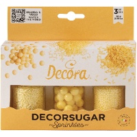 Sortiertes Sprinkle-Set in Perlgelb - 85 g