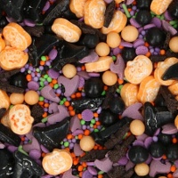 Halloween-Nacht Streusel 70 g - Funcakes