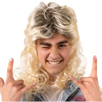 Blonde Perücke aus den 80er Jahren
