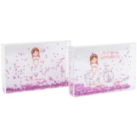 Bilderrahmen für 10 x 15 cm Fotos, Kommunion mit Glitter - 1 Stück