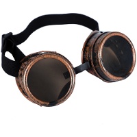 Steampunk-Brille im Used-Look