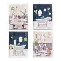 Bilderrahmenset für das Badezimmer, 30 x 40 cm - 4 Stück