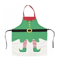 Weihnachtself-Schürze