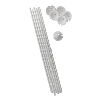 Stab und Halterung für 40 cm Papierballon - 6 Stück