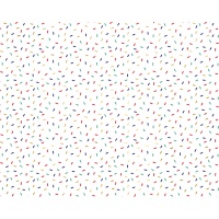 Buntes Nudel-Geschenkpapier 0,70 x 2 cm