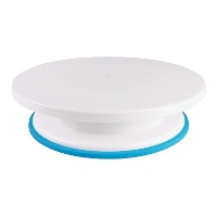 Drehbare Tortenplatte 27,5 cm rutschfest - Pastkolor