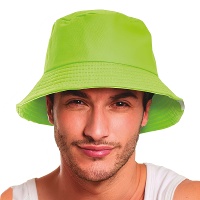Neonfarbener Anglerhut