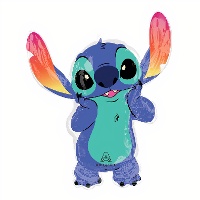 Stitch-Folienballon, 83 x 68 cm