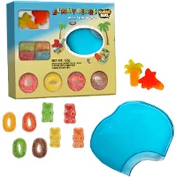 Pool Party mit Gummibärchen - Gummy bears Poolparty - 60 gr