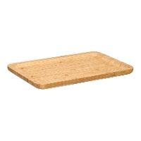 Rechteckiges Bambus-Tablett 30 x 20 cm für Vorspeisen