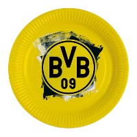 BVB Dortmund Teller 23 cm - 8 Stück