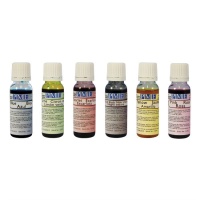 Airbrush-Farbset 25 ml - PME - 6 Stück.