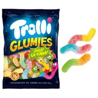 Saure Gummibärchen-Würmer - Trolli Glumies - 100 g