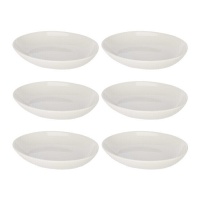 Ovaler Porzellanteller 20 cm - Vessia - 6 Stück