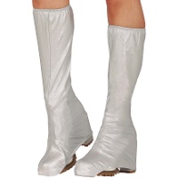 Glänzende Überziehstiefel 45 cm