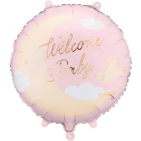 35 cm Willkommensbaby-Herzballon
