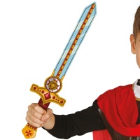 Schwert aus Schaumstoff mit Löwengriff, 53 cm