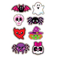 Holographische Halloween-Figuren-Aufkleber