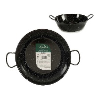 Emaillierte Gazpachera-Pfanne mit 24 cm Durchmesser und Griffen