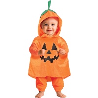 Kürbisponcho für Babys