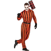 Harlekin-Sträflingskostüm für Herren