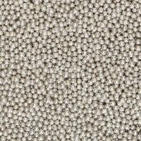 2 mm Mini-Silberperlen Streusel - FunCakes - 80 gr