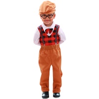 Karierter Opa-Kostüm für Babys