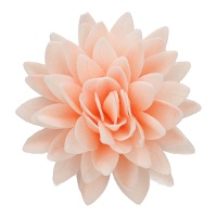 Abgestufte orangefarbene Pfingstrosenblüte aus Esspapier, 12,5 cm - FunCakes - 1 Stück