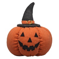Halloween-Hexenkürbis, 16,5 x 19 cm